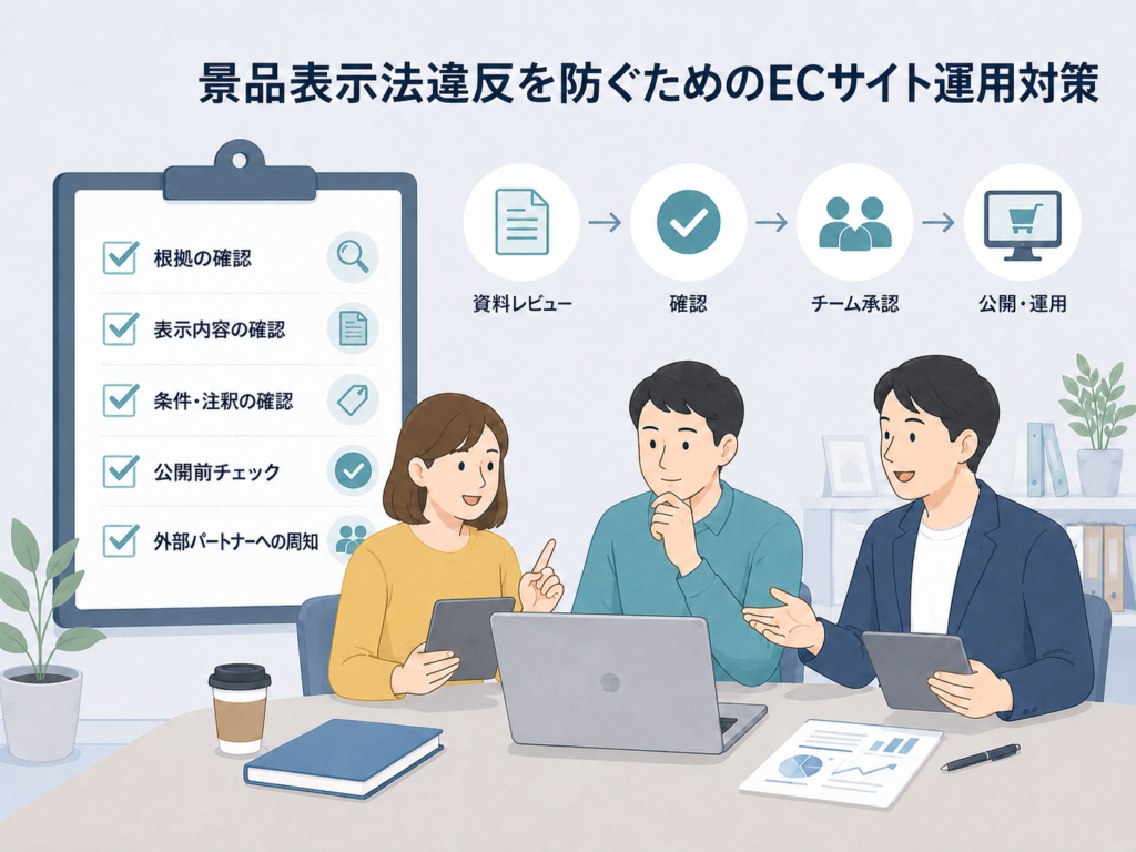 景品表示法違反を防ぐためのECサイト運用対策