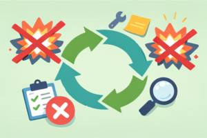 開発の手戻りを防ぎコストを削減する