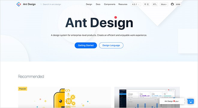 Ant Design（Alibaba）