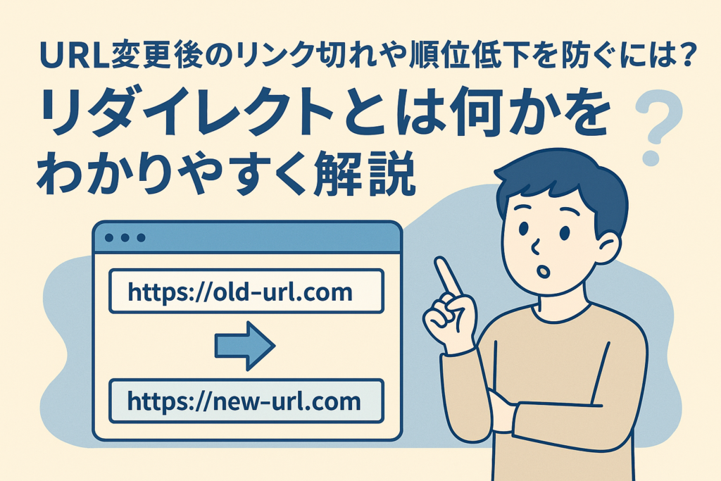 URL変更後のリンク切れや順位低下を防ぐには？リダイレクトとは何かをわかりやすく解説