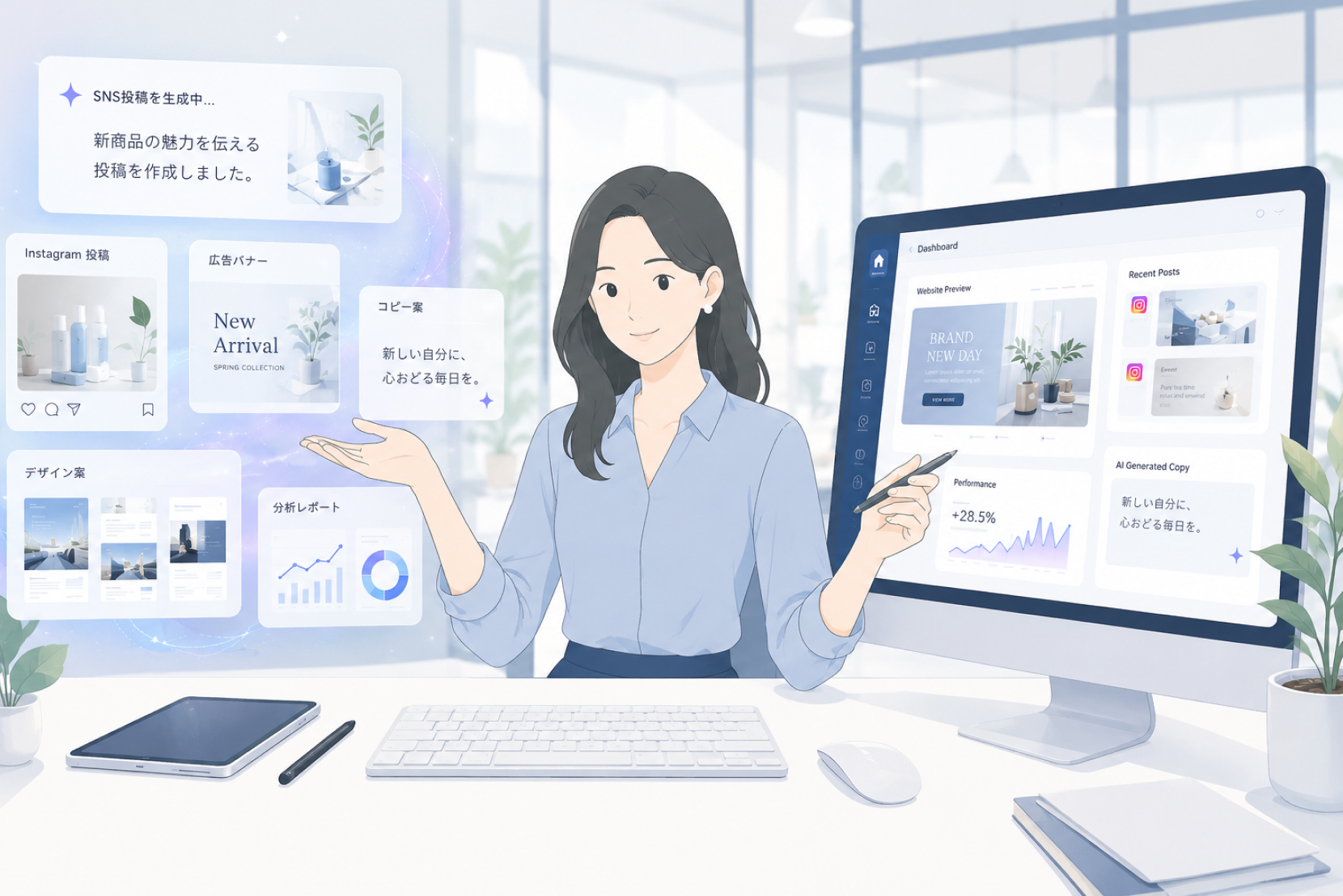AIでバナーは自作できる?Web担当者が知っておきたい「AI内製化」と「プロへの外注」の賢い使い分けガイド